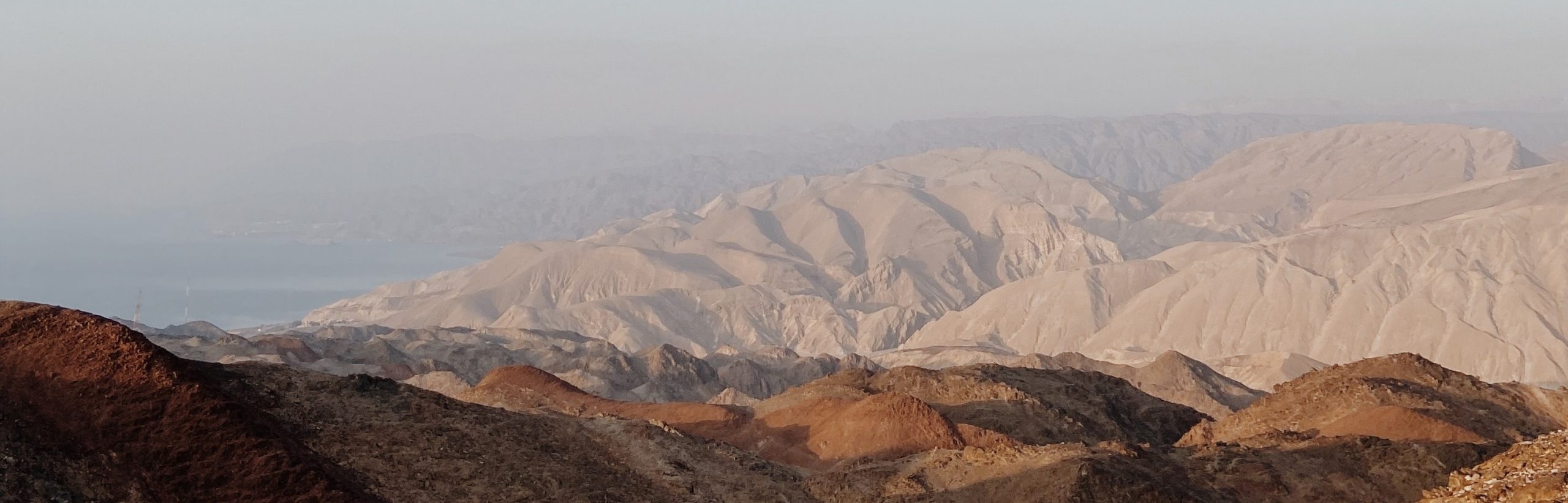 Eilat Hills in Mist